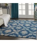 Nourison Tranquil Area Rug TRA09-Navy/Light Blue