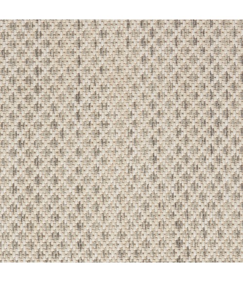 Nourison Courtyard Area Rug COU01 Ivory Silver 3' x 5'