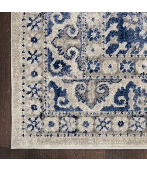 Nourison CYRUS Area Rug Nourison Cyrus Area Rug CYR05-Ivory Blue