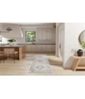 Nourison Astra Machine Washable Grey Multicolor ASW12 2 ft. X 6 ft. Rectangle Rug