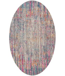 Nourison Passion Ivory Multicolor PSN36 10 ft. Round Rug
