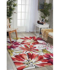 Nourison Fantasy - Fa16 Ivory Area Rug 1 ft. 9 X 2 ft. 9 Rectangle