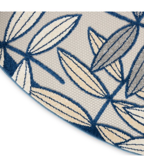 Nourison Aloha Area Rug ALH18-Ivory/Navy