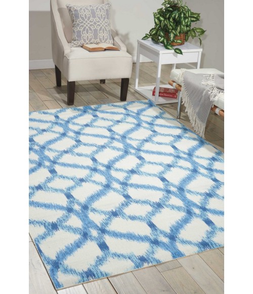 Nourison SUN N' SHADE Area Rug Waverly Sun N' Shade Square Area Rug SND05-Aegean