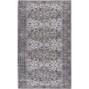 Nicole Curtis Machine Washable Series 1 Olive Ivory SR104 2 ft. X 6 ft. Rectangle Rug