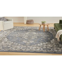 Nourison Concerto Blue CNC05 7 ft. 10 in. X 9 ft. 10 in. Rectangle Rug