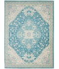 Nourison TRANQUIL Area Rug Nourison Tranquil Area Rug TRA07-Ivory/Turquoise