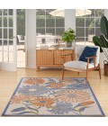 Nourison Aloha Beige Multicolor ALH33 6 ft. X 9 ft. Rect. Rug