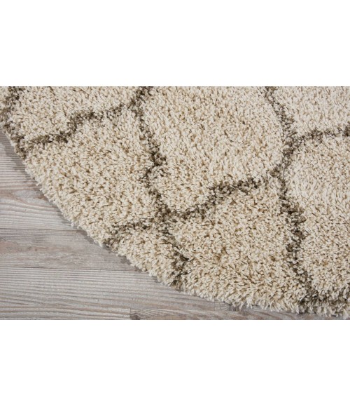 Nourison Amore Round Area Rug AMOR2-Cream