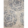 Nourison Home Maxell MAE10 Ivory/Blue 7 ft. 10 in. X 10 ft. 6 in. Area Rug
