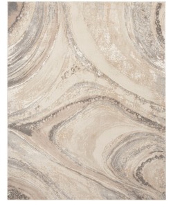 Nourison Brushstrokes - Bsk03 Cream Grey Area Rug 7 ft. 10 in. X 9 ft. 10 in. Rectangle