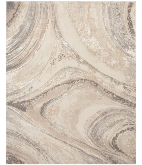 Inspire Me! Home Décor Brushstrokes Area Rug Inspire Me! Home Décor Brushstrokes Area Rug BSK03 Cream Grey