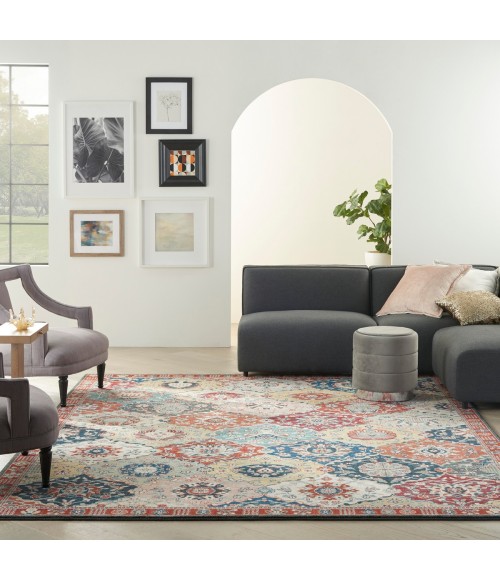 Nourison Parisa Area Rug PSA05 Multicolor 7'9" x 9'9"