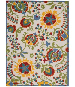 Nourison Aloha - Alh17 Ivory Multicolor Area Rug 12 ft. X 15 ft. Rectangle