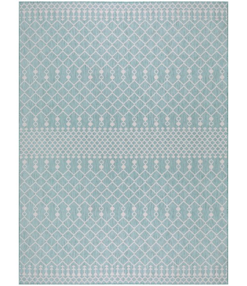 Nourison Positano Aqua POS02 8 ft. X 10 ft. Rect. Rug