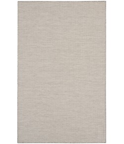 Nourison Courtyard Ivory/Silver COU01 8 ft. Square Rug