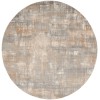 Calvin Klein Ck950 Rush - Ck951 Grey Beige Area Rug 8 ft. X Round
