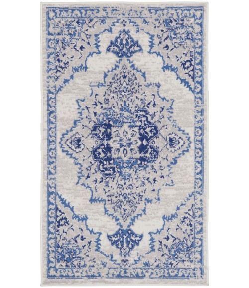 Nourison Whimsicle Area Rug WHS14-Ivory Blue