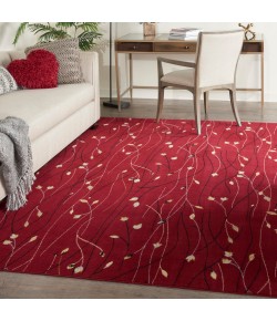 Nourison Grafix - Grf15 Red Area Rug 7 ft. X 10 ft. Rectangle