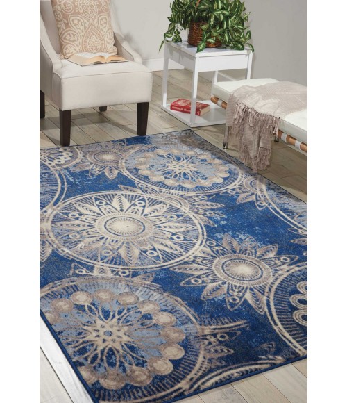Nourison Somerset Runner Area Rug ST764-Denim