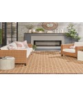 Nourison Reversible Indoor Outdoor Natural RVB01 8 ft. X 10 ft. Rectangle Rug