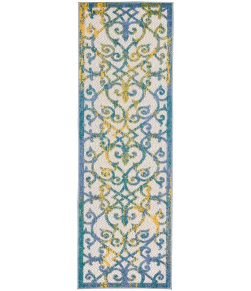 Nourison Aloha Area Rug ALH21-Ivory Blue
