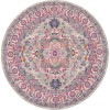 Nourison Passion - Psn20 Light Grey Pink Area Rug 8 ft. X Round
