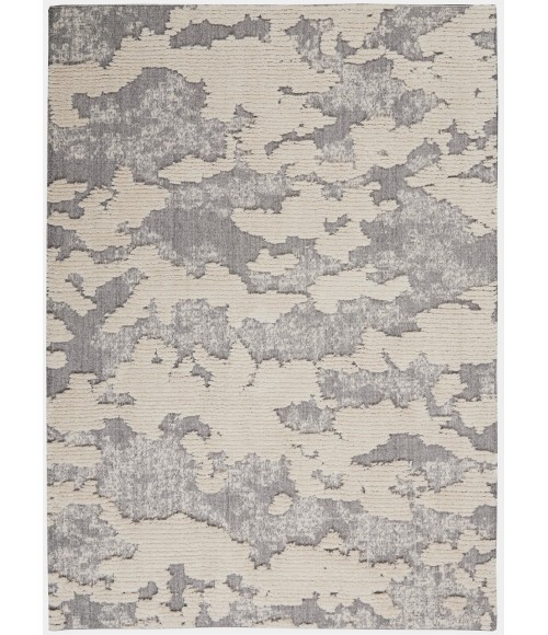 Nourison TEXTURED CONTEMPORARY Area Rug Nourison Textured Contemporary Area Rug TEC01-Ivory/Grey
