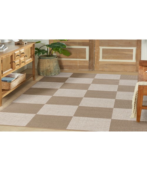 Nourison Washable Modern Jute Natural Ivory MDJ02 3 ft. 11 in. X 5 ft. 11 in. Rectangle Rug