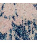 Nourison Tranquil Runner Area Rug TRA08-Navy/Pink