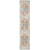 Nourison Astra Washables - Asw11 Grey Multicolor Area Rug 2 ft. 2 in. X 12 ft. Runner