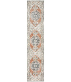 Nourison Astra Washables - Asw11 Grey Multicolor Area Rug 2 ft. 2 in. X 12 ft. Runner