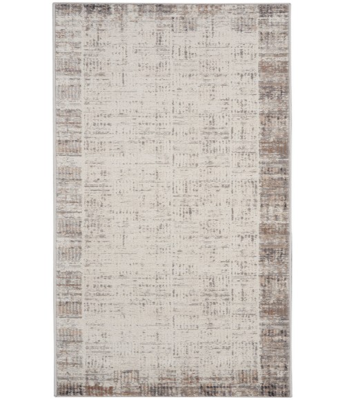 Nourison Elation Ivory Grey ETN05 2 ft. X 6 ft. Rectangle Rug