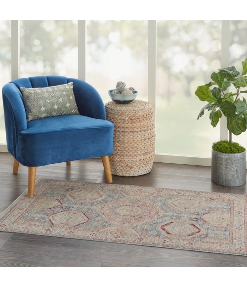 Nourison ENCHANTING HOME Area Rug Nourison Enchanting Home Area Rug ENH01-Light Blue Multi