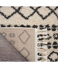 Nourison Moroccan Shag Runner Area Rug MRS02-Cream