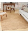 Nourison Natural Jute Area Rug NJT01 Bleached