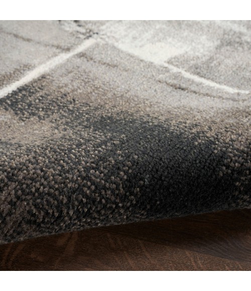 Nourison Twilight Area Rug TWI30 Grey/Ivory/Black