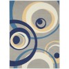 Nourison Home Grafix GRF21 Grey 5 ft. 3 in. X 7 ft. 3 in. Area Rug