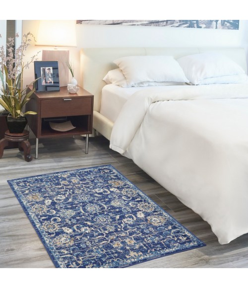 Nourison GRAFIX Area Rug Nourison Grafix Area Rug GRF24-Navy