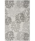 Nourison Garden Oasis Grey GOA05 5 ft. X 7 ft. Rectangle Rug