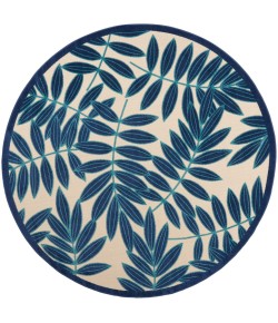 Nourison Aloha - Alh18 Navy Area Rug 7 ft. 10 X Round