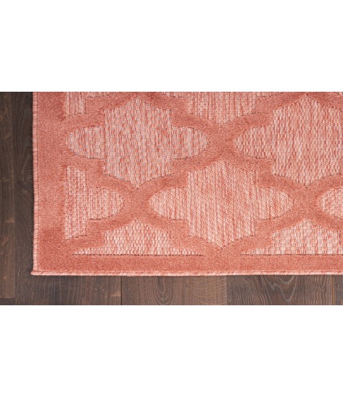 Nourison Easy Care Coral Orange NES01 2 ft. X 4 ft. Rectangle Rug