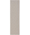 Nourison Reversible Indoor Outdoor Grey RVB01 2 ft. 2 in. X 8 ft. Rect. Rug