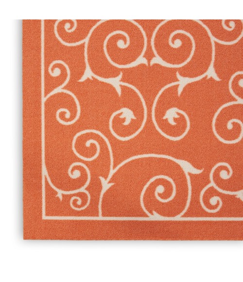 Nourison Home & Garden Area Rug RS019-Orange