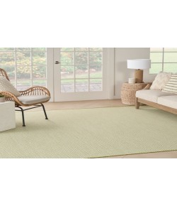 Nourison Courtyard Ivory Green COU01 8 ft. Square Rug