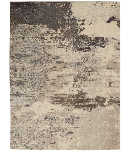 Nourison Celestial Area Rug CES02-Ivory/Grey