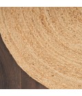 Nourison Natural Jute Natural NJT03 8 ft. X Round Rug