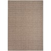 Nourison Tulum Brown TLM03 4 ft. X 6 ft. Rect. Rug