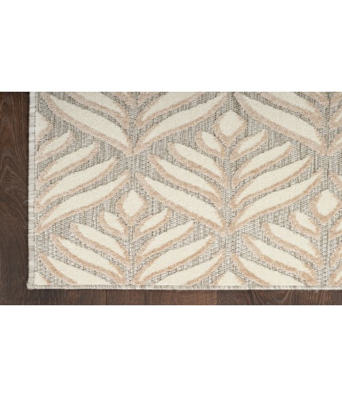 Nourison Aloha Ivory Grey ALH35 2 ft. 8 in. X 4 ft. Rectangle Rug