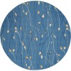 Nourison Grafix - Grf15 Light Blue Area Rug 5 ft. 3 X Round